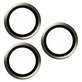 Zaštita objektiva kamere Hoops za iPhone 15 Pro/15 Pro Max, Natural Metal, PanzerGlass
