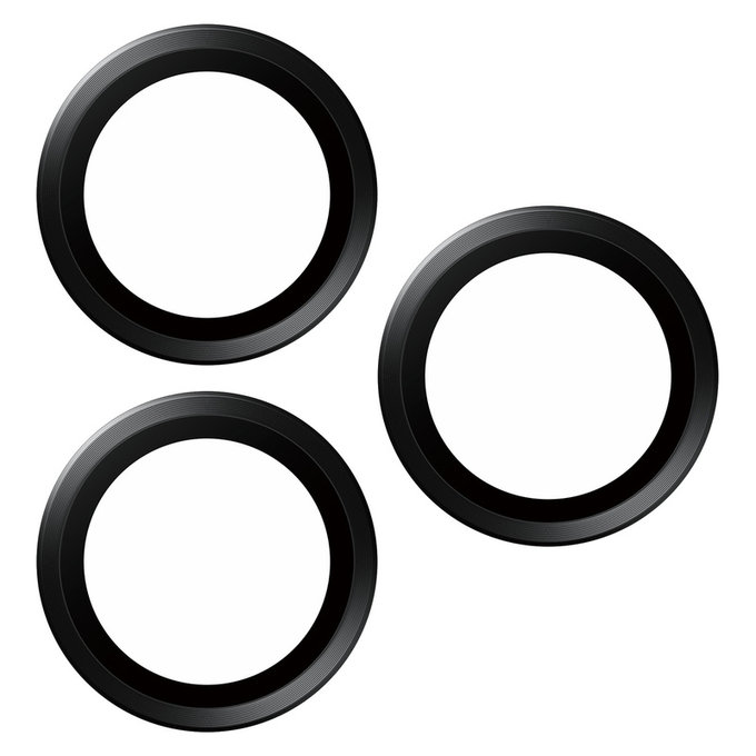 Zaštita objektiva kamere Hoops za iPhone 15 Pro/15 Pro Max, Black Titanium, PanzerGlass