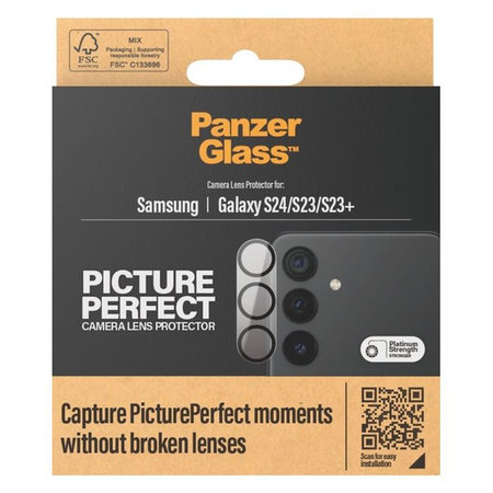 PanzerGlass - Zaštitni poklopac za objektiv kamere PicturePerfect za Samsung Galaxy S23, 23+ i 24, crno
