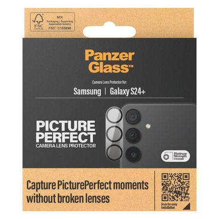 PanzerGlass - Zaštitni poklopac za objektiv kamere PicturePerfect za Samsung Galaxy S24+, crno