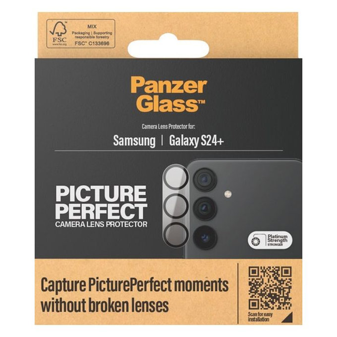 PanzerGlass - Zaštitni poklopac za objektiv kamere PicturePerfect za Samsung Galaxy S24+, crno
