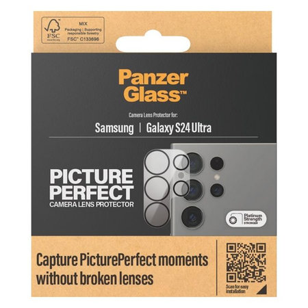 PanzerGlass - Zaštitni poklopac za objektiv kamere PicturePerfect za Samsung Galaxy S24 Ultra, crno