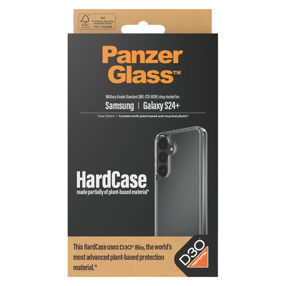 Maska HardCase D3O za Samsung Galaxy S24+, Prozirna, PanzerGlass