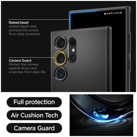 Spigen - Maska Thin Fit za Samsung Galaxy S24 Ultra, crno