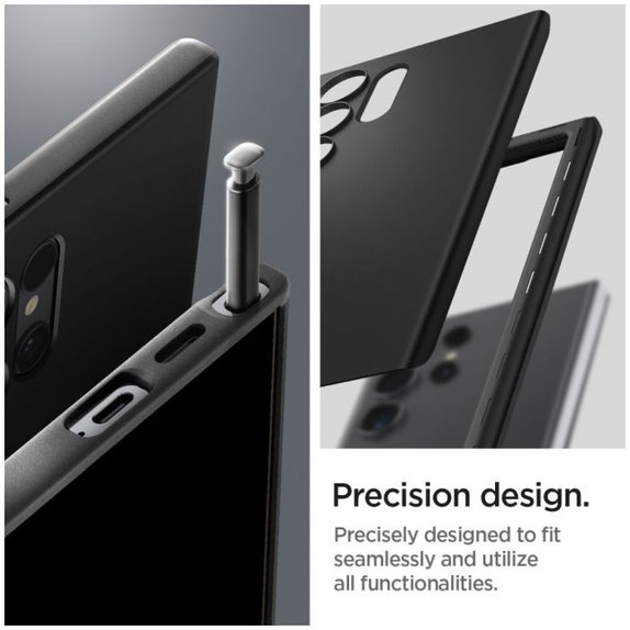 Spigen - Maska Thin Fit za Samsung Galaxy S24 Ultra, crno