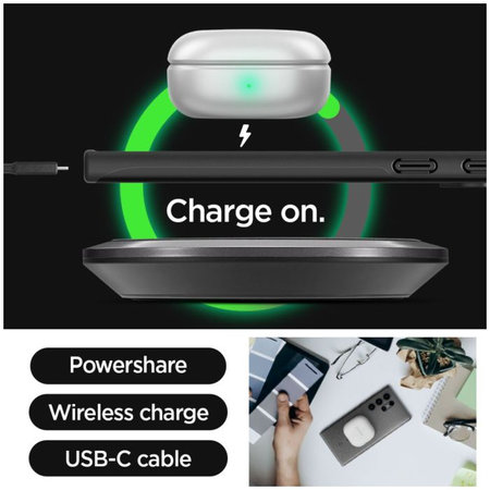 Spigen - Maska Thin Fit za Samsung Galaxy S24 Ultra, crno