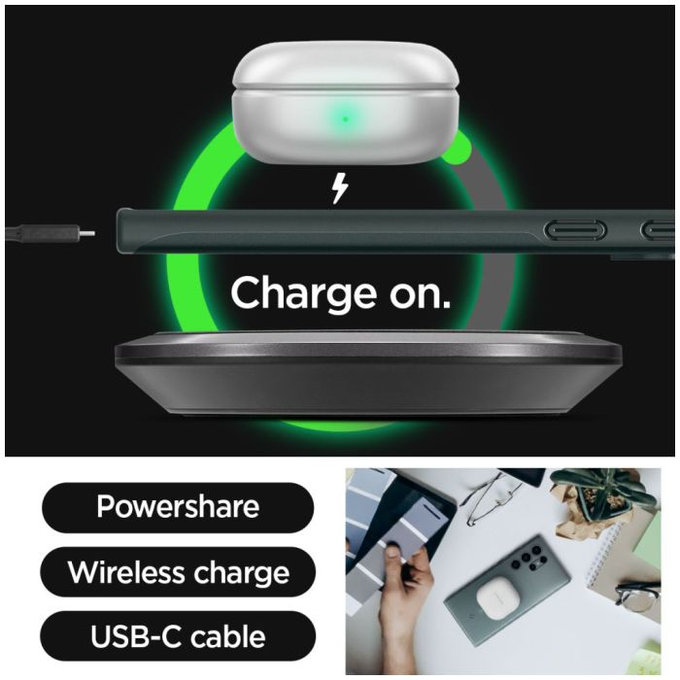 Spigen - Maska Thin Fit za Samsung Galaxy S24 Ultra, Abyss Green