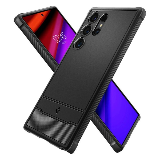 Spigen - Maska Rugged Armor za Samsung Galaxy S24 Ultra, Matte Black