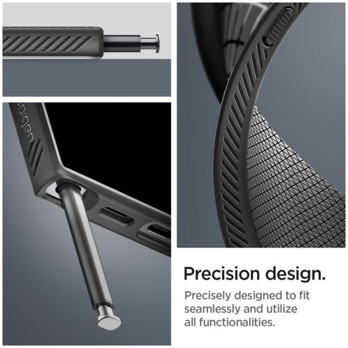 Spigen - Maska Liquid Air za Samsung Galaxy S24 Ultra, Matte Black