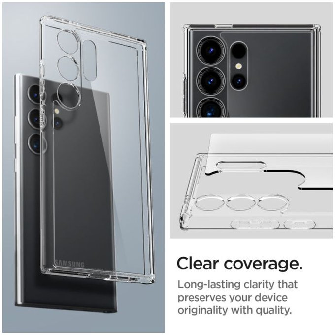 Spigen - Maska Ultra Hybrid za Samsung Galaxy S24 Ultra, transparent