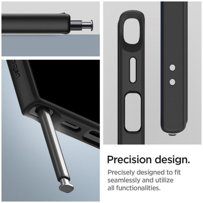 Spigen - Maska Ultra Hybrid za Samsung Galaxy S24 Ultra, Matte Black