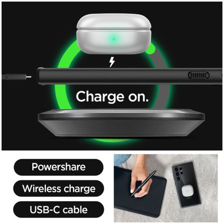 Spigen - Maska Ultra Hybrid za Samsung Galaxy S24 Ultra, Matte Black