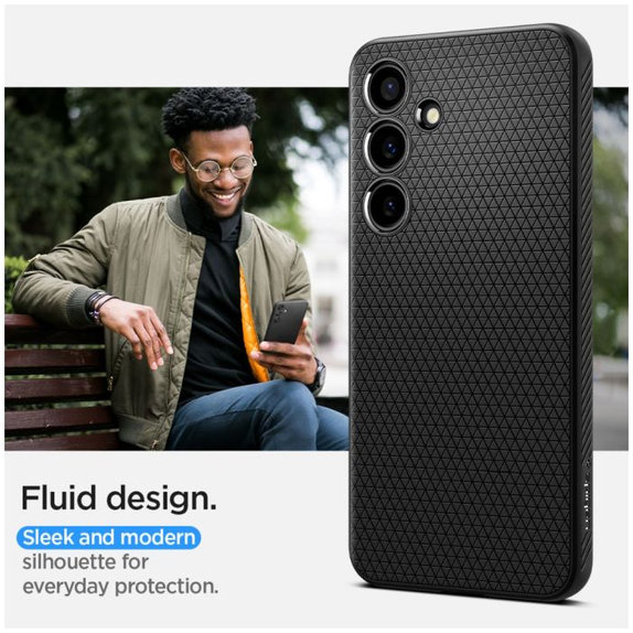 Spigen - Maska Liquid Air za Samsung Galaxy S24+, Matte Black