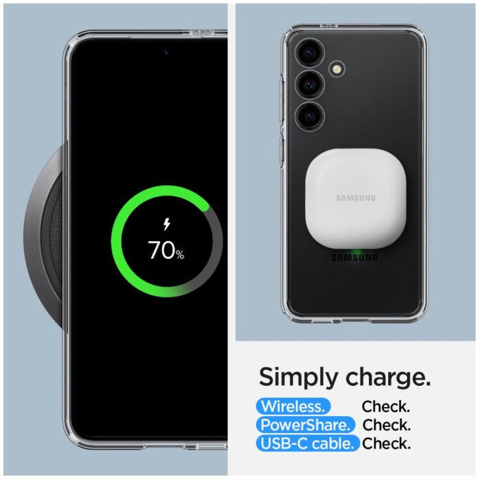 Spigen - Maska Ultra Hybrid za Samsung Galaxy S24+, Matte Black