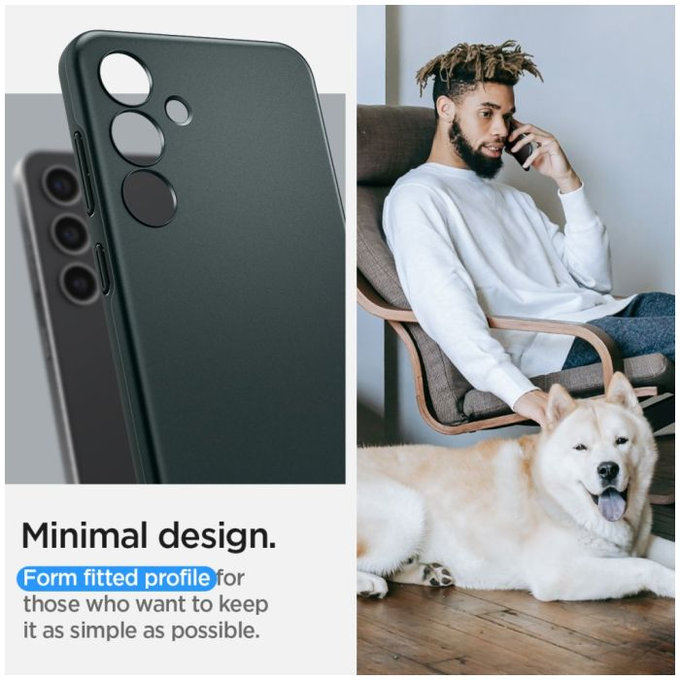 Spigen - Maska Thin Fit za Samsung Galaxy S24, Abyss Green