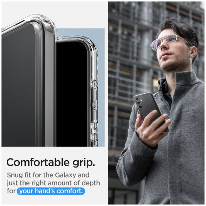 Spigen - Maska Ultra Hybrid za Samsung Galaxy S24, transparent