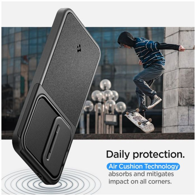 Spigen - Maska Optik Armor za Samsung Galaxy S24, crno