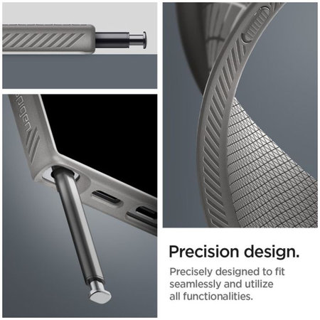 Spigen - Maska Liquid Air za Samsung Galaxy S24 Ultra, Granite Grey