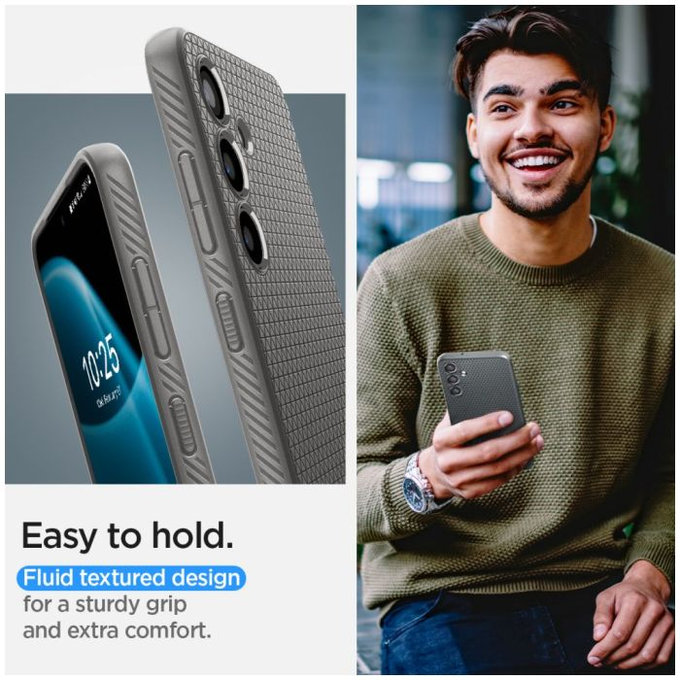 Spigen - Maska Liquid Air za Samsung Galaxy S24, Granite Grey