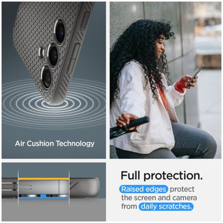 Spigen - Maska Liquid Air za Samsung Galaxy S24, Granite Grey