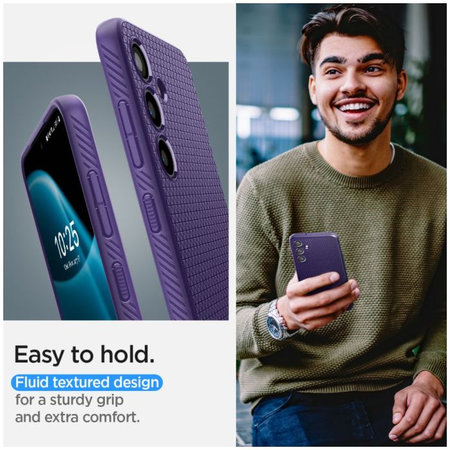 Spigen - Maska Liquid Air za Samsung Galaxy S24, Deep Purple