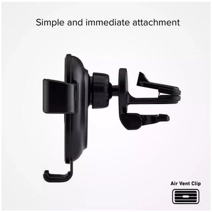 SBS - Auto Držač Gravity s bežičnim punjenjem, 10W, crno