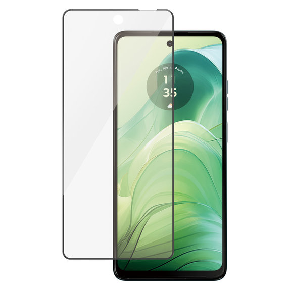 Kaljeno staklo UWF za Motorola Moto G04/E14/G24 Power, Crna, PanzerGlass