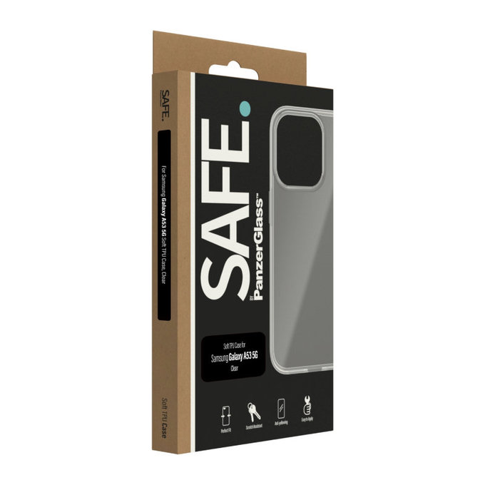 Maska TPU za Samsung Galaxy A53 5G, Prozirna, SAFE by PanzerGlass