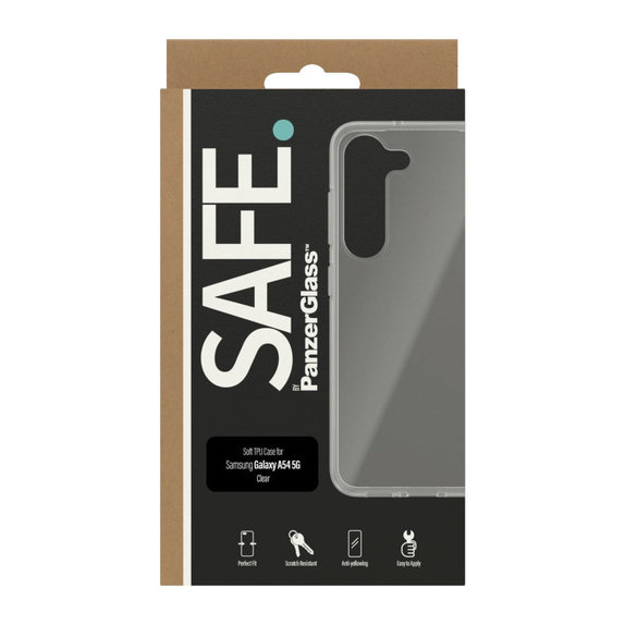 Maska TPU za Samsung Galaxy A14/A14 5G, Prozirna, SAFE by PanzerGlass