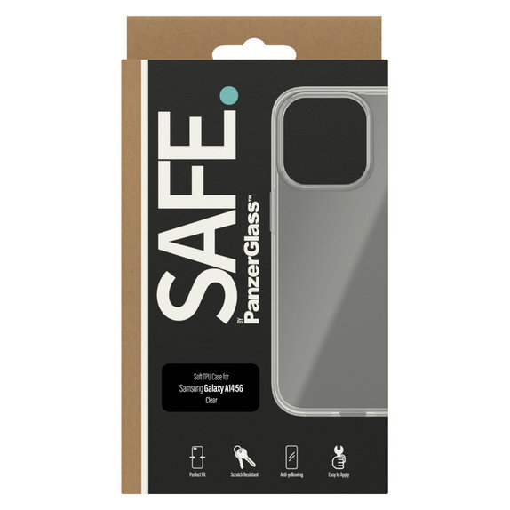 Maska TPU za Samsung Galaxy A14/A14 5G, Prozirna, SAFE by PanzerGlass