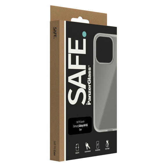 Maska TPU za Samsung Galaxy A14/A14 5G, Prozirna, SAFE by PanzerGlass