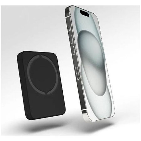 PURO - MagSafe PowerBank 4200 mAh 5W, USB-C, crna