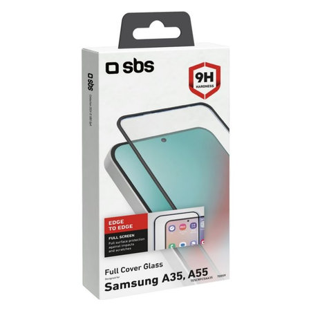 SBS - Kaljeno Staklo Full Cover za Samsung Galaxy A35 i A55 5G, crno