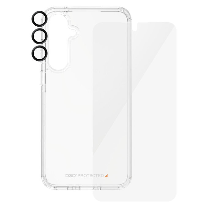 Bundle Hoops + Kaljeno staklo UWF + Hard Case D3O za Samsung Galaxy A55 5G, PanzerGlass