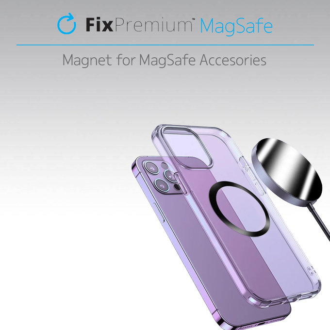 FixPremium - Magnet za MagSafe Pro, srebro