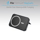 FixPremium - MagSafe PowerBank sa Stojanom 5000mAh, crno
