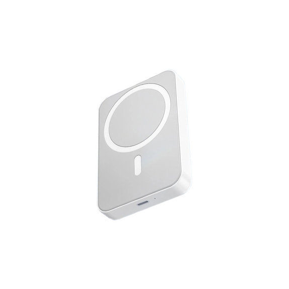 FixPremium - MagSafe PowerBank sa Stojanom 5000mAh, bijela