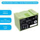 iRobot Roomba e-series, i-series - Baterija ABL-D1, 4624864, ABL-D2 Li-Ion 14.4V 3000mAh