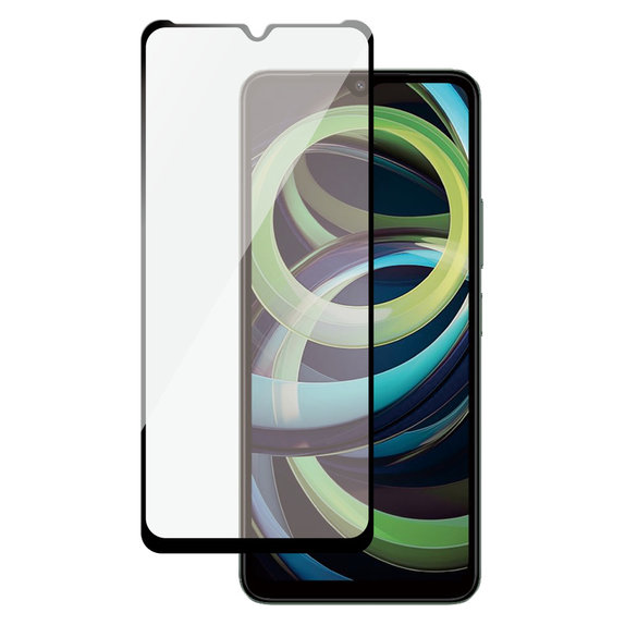 Kaljeno staklo UWF za Xiaomi Redmi A3, Crna, SAFE by PanzerGlass