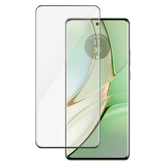 Kaljeno staklo UWF za Motorola Edge 50 Pro, Crna, PanzerGlass
