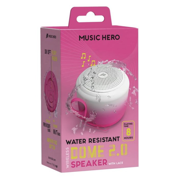 Music Hero - Bežični zvučnik DOME 2.0, 3 W, bijela