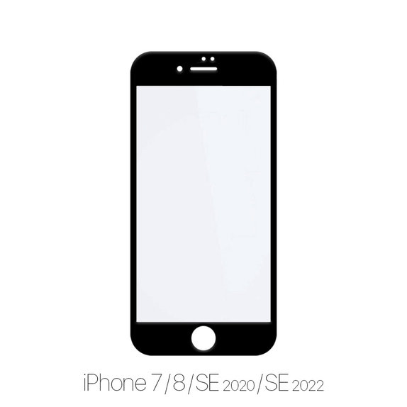 FixPremium FullCover Glass - Kaljeno staklo za iPhone 7, 8, SE 2020 & SE 2022 (10 Pack)