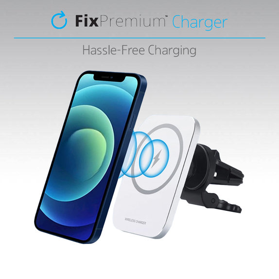 FixPremium - Auto punjač MagSafe V2, bijeli