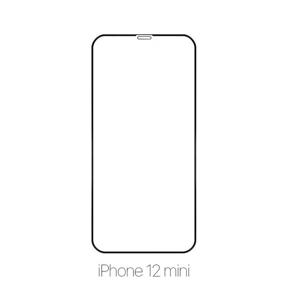 FixPremium FullCover Glass - Kaljeno staklo za iPhone 12 mini