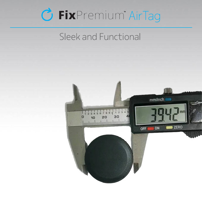 FixPremium - Zaštitna maska ​​za AirTag, crna