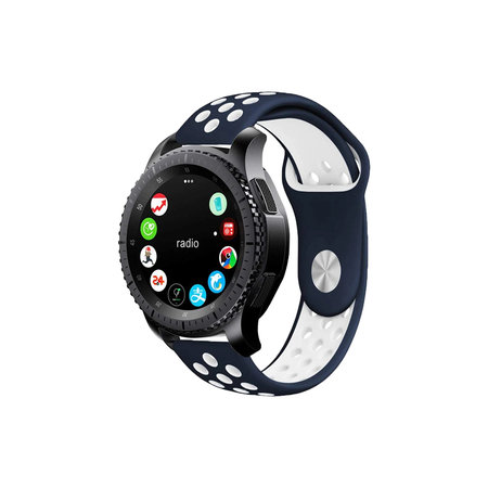 FixPremium - Silikonski Sportski Remen za Garmin (22mm), plavi