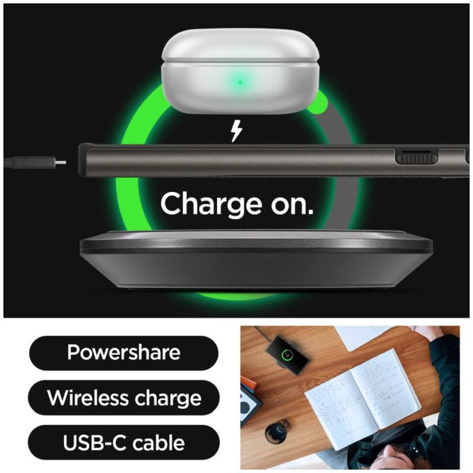 Spigen - Maska Neo Hybrid za Samsung Galaxy S24 Ultra, Gunmetal