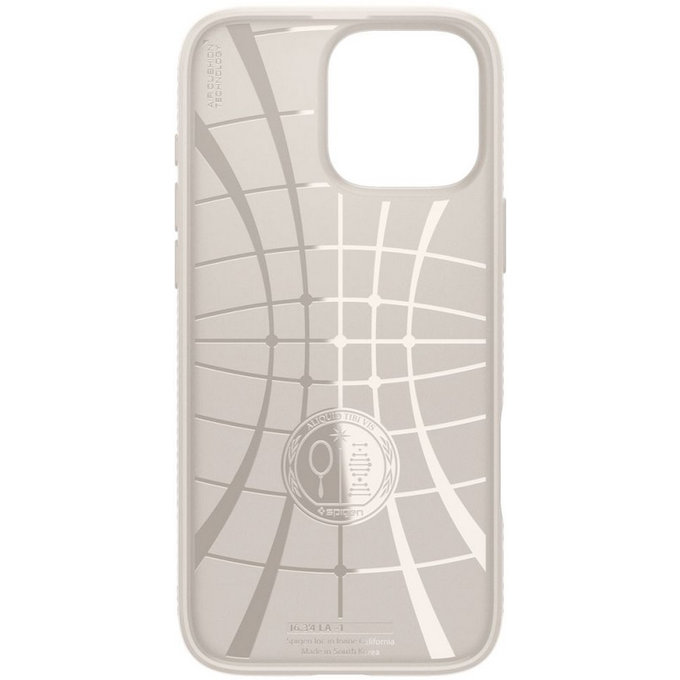 Spigen - Maska Liquid Air za iPhone 16 Pro, natural titanium