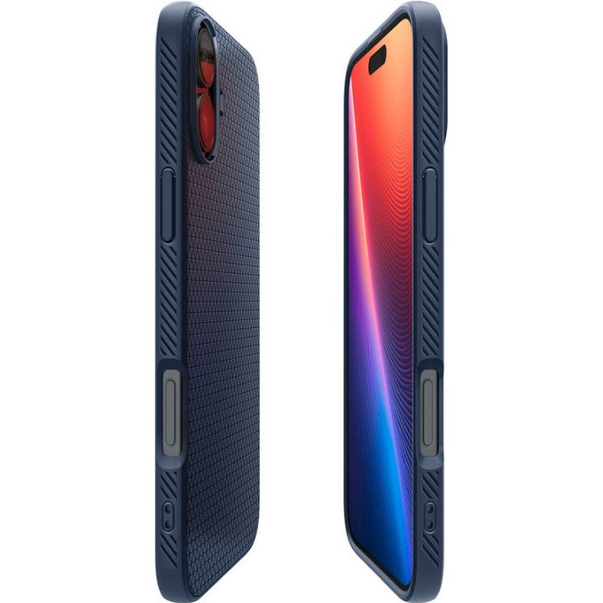 Spigen - Maska Liquid Air za iPhone 16, navy blue
