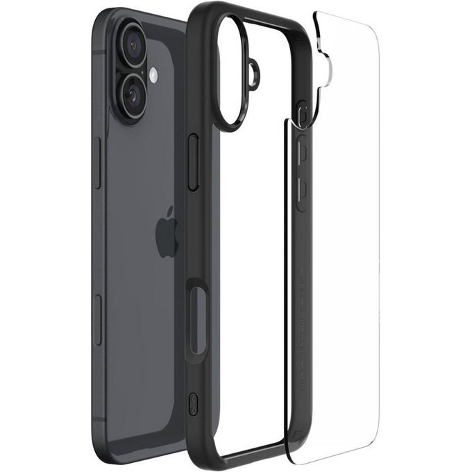 Spigen - Maska Ultra Hybrid za iPhone 16, matte black